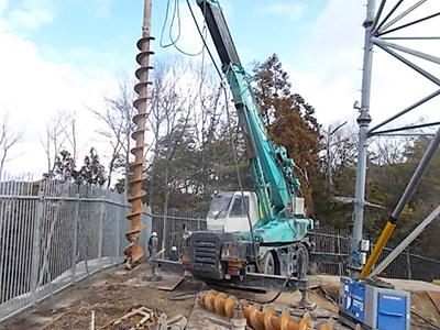 土木工事抑止杭